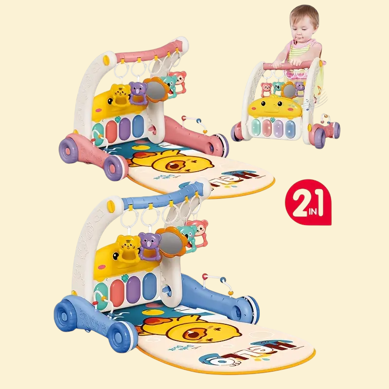 2-in-1 Baby Play Mat & Walker - BoboToys