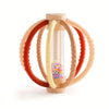 Wooden & Silicone Spherical Rattle – Interactive Sand Timer Toy for Babies, Promotes Sensory Development, Perfect for Learning and Play - BoboToys