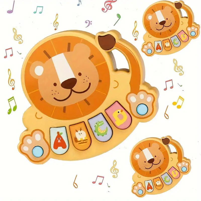 Musical Lion Learning Toy – Educational Sound Activity for Toddlers with Colors, Letters, and Melodies - BoboToys