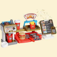 Burger Shop & Coffee Maker Playset - BoboToys