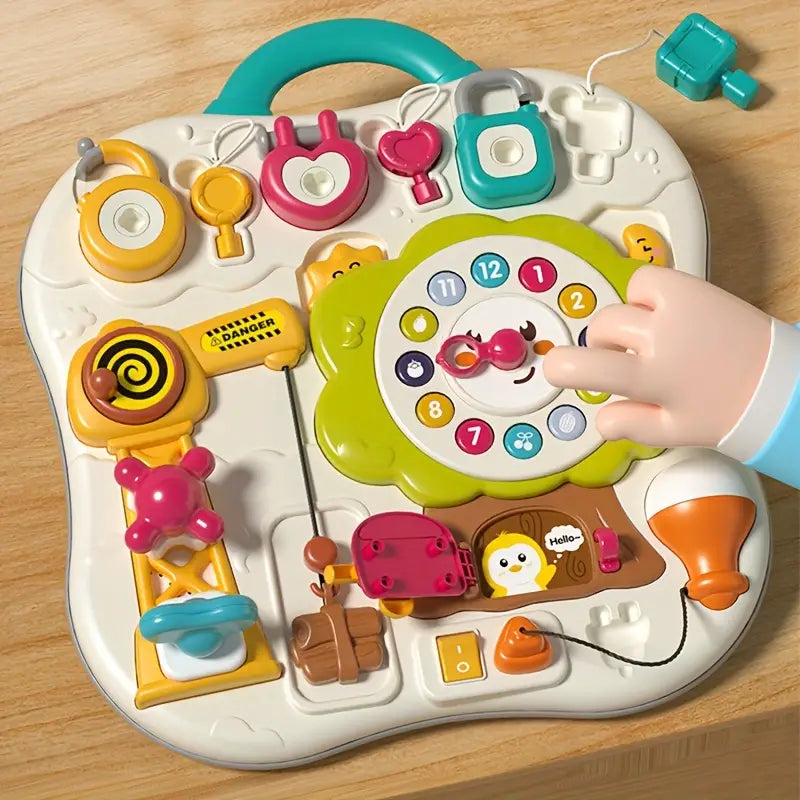 Interactive Multifunctional Busy Board for Kids 🎨🔧 - BoboToys