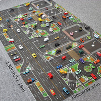 Interactive Traffic Play Mat – Waterproof City-Themed Game Mat for Kids’ Cognitive and Motor Skill Development - BoboToys