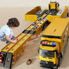 Multifunctional Track Container Toy Set – Construction Vehicles & Crane Play for Kids, Perfect Educational Gift for Boys and Girls - BoboToys