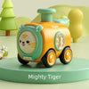 Animal-Themed Inertia Toy Trains – Push & Go Vehicles with Whistle and Face-Changing Features, Perfect Gift for Toddlers - BoboToys